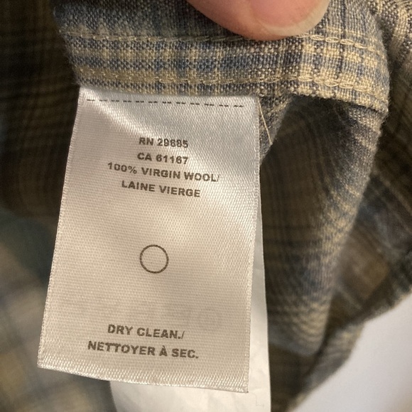 Pendleton 100% wool lightweight dressy flannel men’s Large - Picture 5 of 8